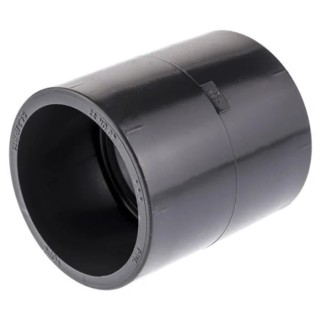 Georg Fischer Plastic Pipe Fitting Straight Push-in Equal Socket 3 in 721911113
