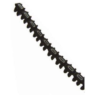 Legrand CAB 3 Clip-On Cable Marker for 0.15 to 0.5 mm Cable, Pre-printed "0" 0 381 00