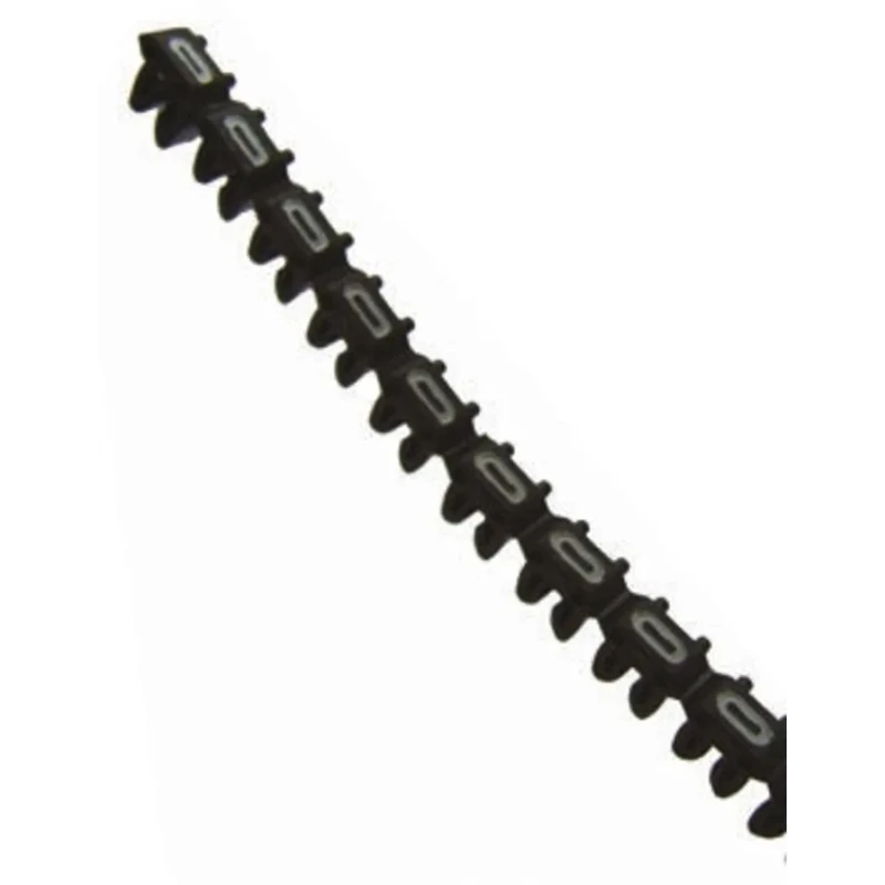 Legrand CAB 3 Clip-On Cable Marker for 0.15 to 0.5 mm Cable, Pre-printed "0" 0 381 00