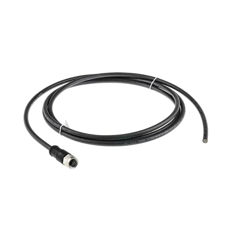 binder Female 8 Way Straight to Unterminated Sensor Actuator Cable 5 m 763 Series IP67 IP68 79-3480-32-08