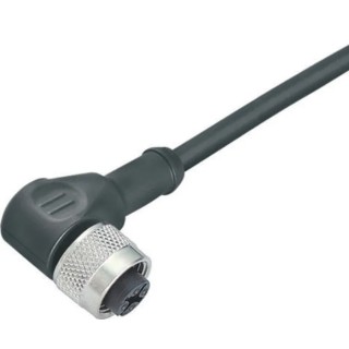 binder Female 5 Way Right Angle to Unterminated Free End Sensor Actuator Cable 2m 60V UL IP69K A-Coded 79-3444-32-05