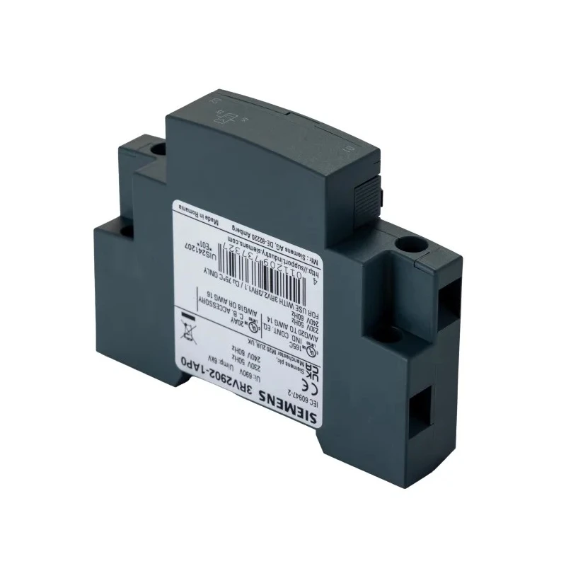 Siemens 240V AC Surface Undervoltage Release Circuit Trip for use with 3RV2 Series Circuit Breakers 3RV2902-1AP0
