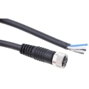 binder Sensor Actuator Cable Male 4 way M8 to Female 34 way Unterminated, 2 m, Grey PVC Polyurethane Jacket 79-3382-42-04