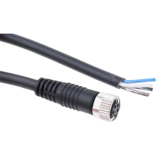 binder Sensor Actuator Cable Male 4 way M8 to Female 34 way Unterminated, 2 m, Grey PVC Polyurethane Jacket 79-3382-42-04