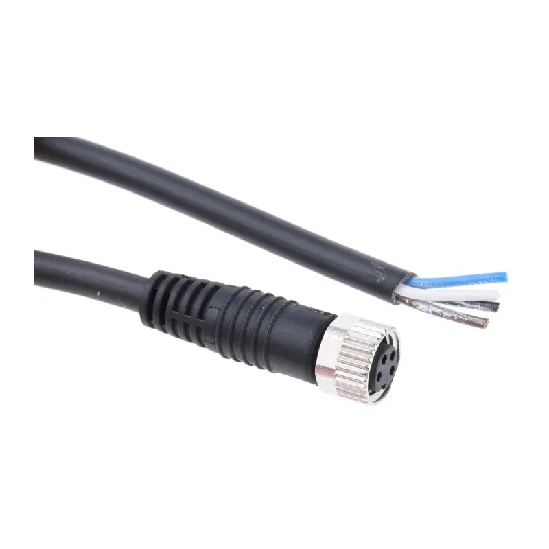 binder Sensor Actuator Cable Male 4 way M8 to Female 34 way Unterminated, 2 m, Grey PVC Polyurethane Jacket 79-3382-42-04