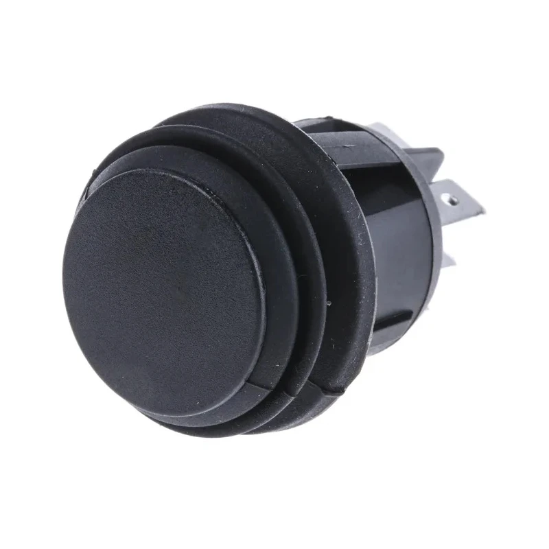 ZF DPDT On-Off-On Rocker Switch Panel Nylon Housing 20.2 mm Panel Cutout KDH3CNA1BBB