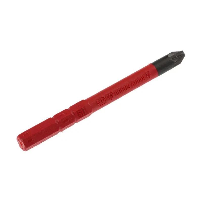 Wiha Screwdriver Bit SL/PZ2 Tip Chrome Vanadium Steel 1 Piece 34590