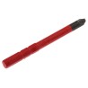 Wiha Screwdriver Bit SL/PZ2 Tip Chrome Vanadium Steel 1 Piece 34590