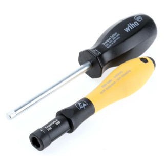 Wiha Adjustable Torque Screwdriver 0.4 To 1.0 Nm 4 mm Drive ESD Safe ±6 % Accuracy 26629