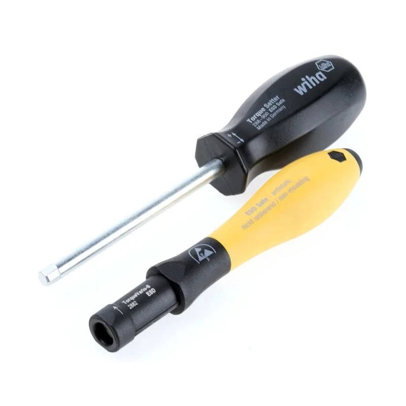 Wiha Adjustable Torque Screwdriver 0.4 To 1.0 Nm 4 mm Drive ESD Safe ±6 % Accuracy 26629