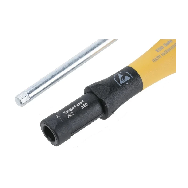 Wiha Adjustable Torque Screwdriver 0.4 To 1.0 Nm 4 mm Drive ESD Safe ±6 % Accuracy 26629
