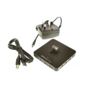 NewLink 13 Port USB 2.0 USB Hub with 12 Horizontally Mounted and 1 Foldable Vertical Ports, 140mm Depth, 85mm 706-7110