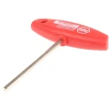 Wiha T Metric Hex Key, Long Arm, Hex Size 5 mm, Chrome Vanadium Steel, Nickel Plated Finish 00916
