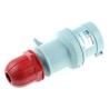 Scame Industrial Power Connector Adapter OPTIMA-REVERSE Cable Mount 3P+PE 16A 415V IP44 Red Straight IP44