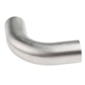 RS PRO Stainless Steel Pipe Fitting Elbow 25.4 mm, 90° Plain Bend Long, Grade 316L, Hygienic Processing, 265-4047