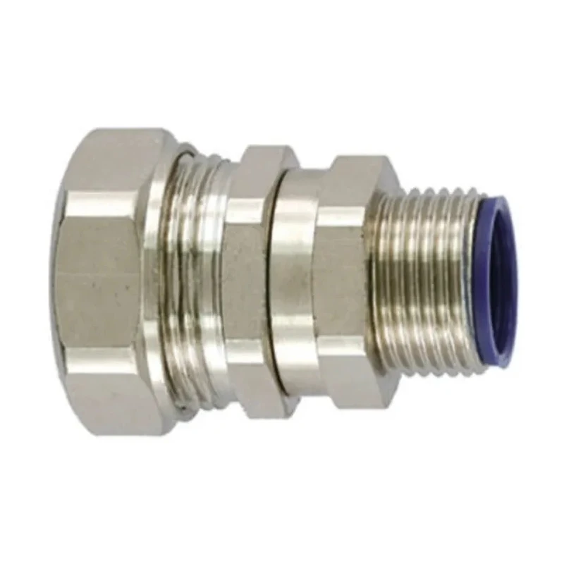 HellermannTyton Conduit Fitting Nickel Plated Brass Polyamide 16 mm Nominal Size M16 166-32301 LTS16-SMC-M16-NPB/PA6/PS-SR