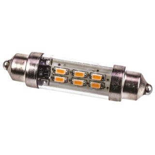 JKL Components LED Car Bulb Festoon Shape 12 V, 12 W, 6000K Warm White LE-0909-11WW