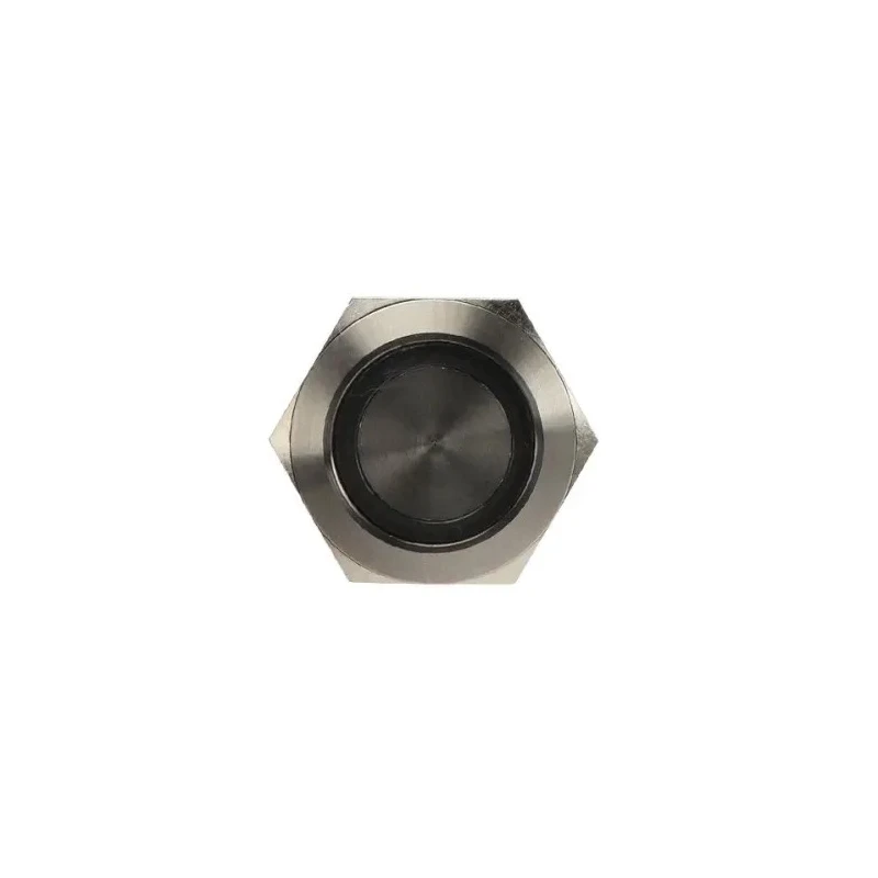 Bulgin Illuminated Push Button Switch Panel Mount 19.2 mm Cutout SPST Momentary Blue LED IP66 24 V DC MPI002