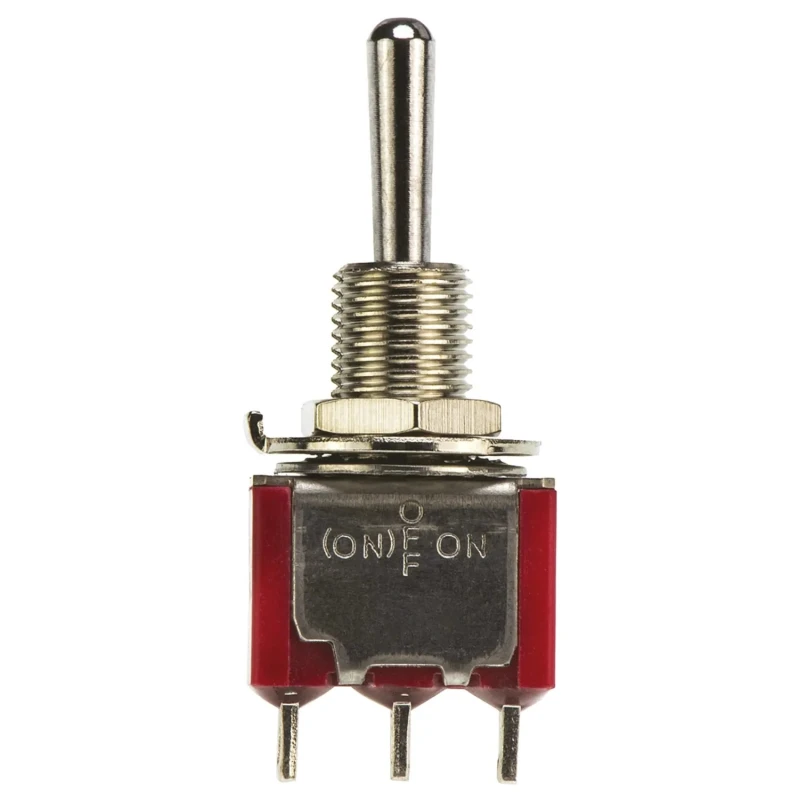 TE Connectivity Panel Mount Toggle Switch SPDT On-Off-On 5A 28V dc 125V ac Gemini A Series 5-1825137-2
