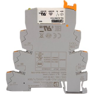 Phoenix Contact Interface Relay DIN Rail 110V AC/DC Coil SPST 3.5mA 10A Gold Plated 2900314