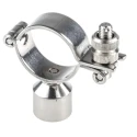 RS PRO Zinc Plated Stainless Steel Silver Hinged Pipe Clamp 0.5 in 265-5270