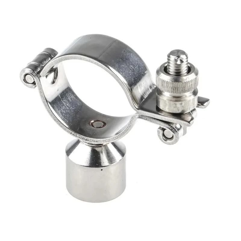 RS PRO Zinc Plated Stainless Steel Silver Hinged Pipe Clamp 0.5 in 265-5270