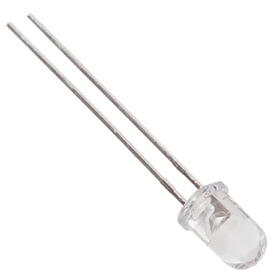 Nichia 3.2 V White 5 mm Through Hole LED with Diffused Clear Lens 515D NSPW515DS