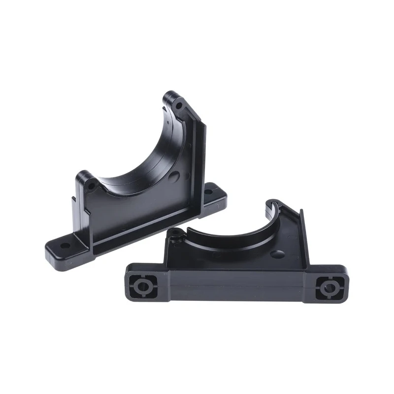 Georg Fischer Polypropylene Black Pipe Clip, 9mm Fixing Hole Diameter, 90mm Pipe Diameter 167060038