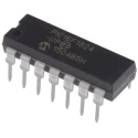 Microchip 8 bit PIC Microcontroller PIC16F1824-I/P, 32 MHz CPU Speed, 4kB Flash Memory, 14-Pin PDIP PIC16F1824-I/P
