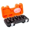 Bahco 14-Piece 1/2 in Hexagon Impact Socket Set with 280mm Length, Phosphate Finish, Alloy Steel D/S14