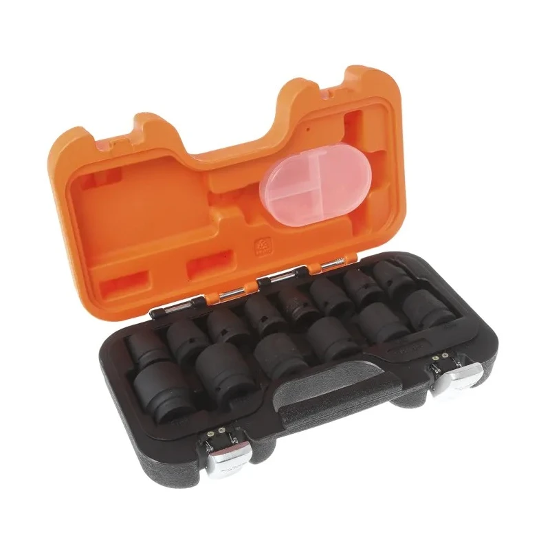 Bahco 14-Piece 1/2 in Hexagon Impact Socket Set with 280mm Length, Phosphate Finish, Alloy Steel D/S14