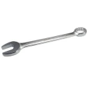 Bahco Combination Spanner 55 mm, Alloy Steel, Chrome Finish, 12-Point, 15° Offset, 560mm Overall Length 111M-55