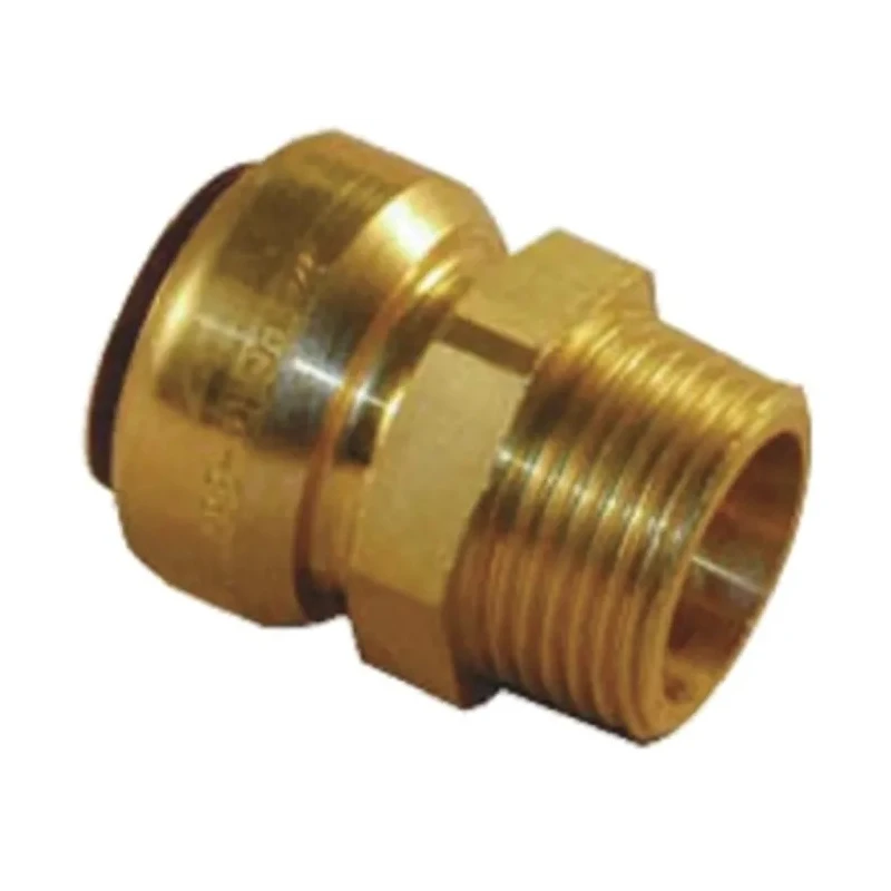 Pegler Yorkshire Brass Compression Tap Adapter Male R 1/2 in to Female Threaded 1/2 in 65267