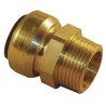 Pegler Yorkshire Brass Compression Tap Adapter Male R 1/2 in to Female Threaded 1/2 in 65267