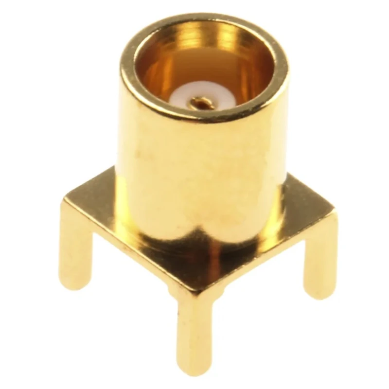 TE Connectivity Coaxial Connector Through Hole MCX 50 Ω Straight Body Solder 829558-4
