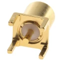 TE Connectivity Coaxial Connector Through Hole MCX 50 Ω Straight Body Solder 829558-4