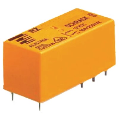 TE Connectivity RZ Series PCB Power Relay, 12V DC Coil, 12A Switching Current, SPDT Contact, Silver Alloy 1-1415899-0