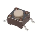 TE Connectivity White 0.7 mm Actuator Surface Mount Momentary Tactile Switch FSM2JSMAATR
