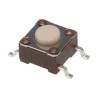 TE Connectivity White 0.7 mm Actuator Surface Mount Momentary Tactile Switch FSM2JSMAATR