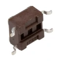 TE Connectivity White 0.7 mm Actuator Surface Mount Momentary Tactile Switch FSM2JSMAATR