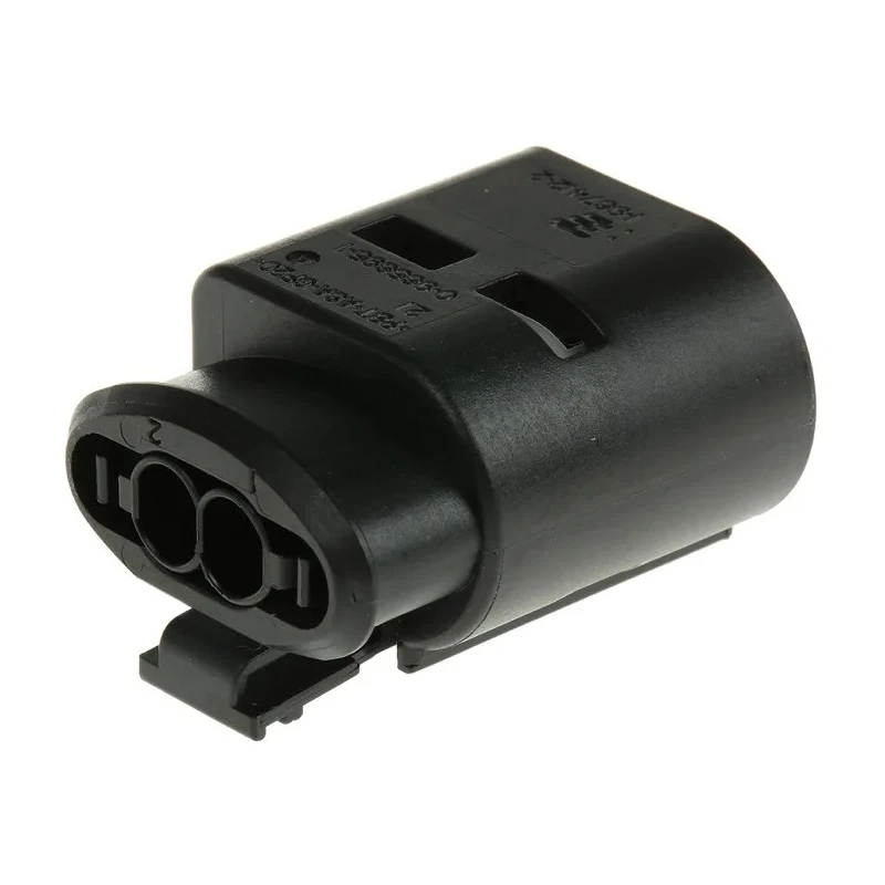 TE Connectivity Junior Power Timer Automotive Connector Female Black Cable 2 Way Crimp Termination 1-967412-2