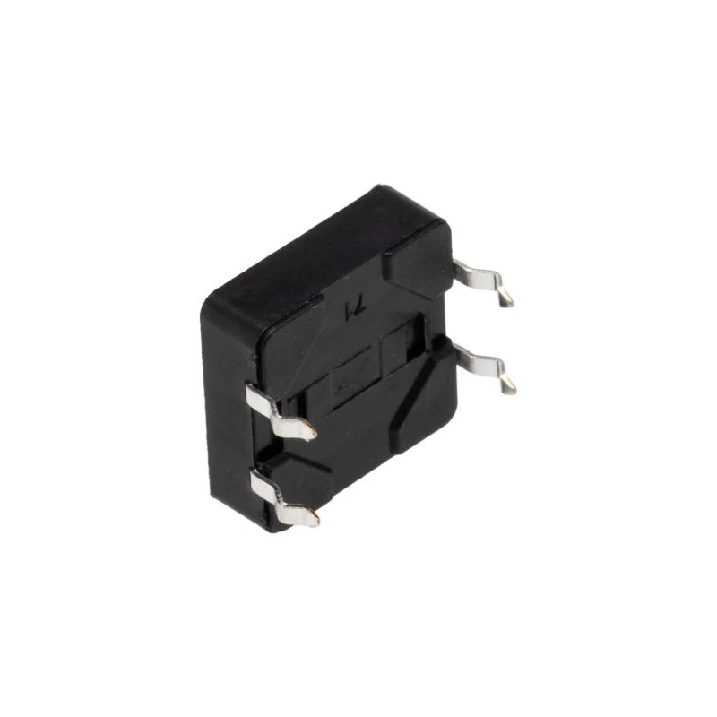 TE Connectivity Black Tactile Switch Button 0.5 mm, SPST 50mA 24 V dc, Surface FSM100