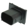 TE Connectivity Micro Quadlok System Automotive Connector Male Black Through Hole 4 Way Solder Termination 1-967657-1