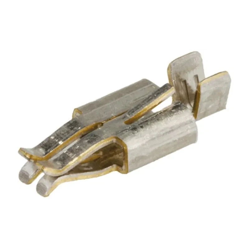 TE Connectivity Hermaphroditic Series Female Crimp Terminal, 5A Current, 22 AWG Min, 18 AWG Max, 11.9mm Length 2058302-1