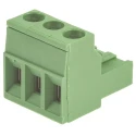 TE Connectivity Buchanan Series Pluggable Terminal Block 3-Contact 5 mm Pitch 1 Row 796640-3