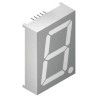 Kingbright 1 7 Segment LED Display Anode Red 260mcd Right Side 57 mm SA23-12SURKWA