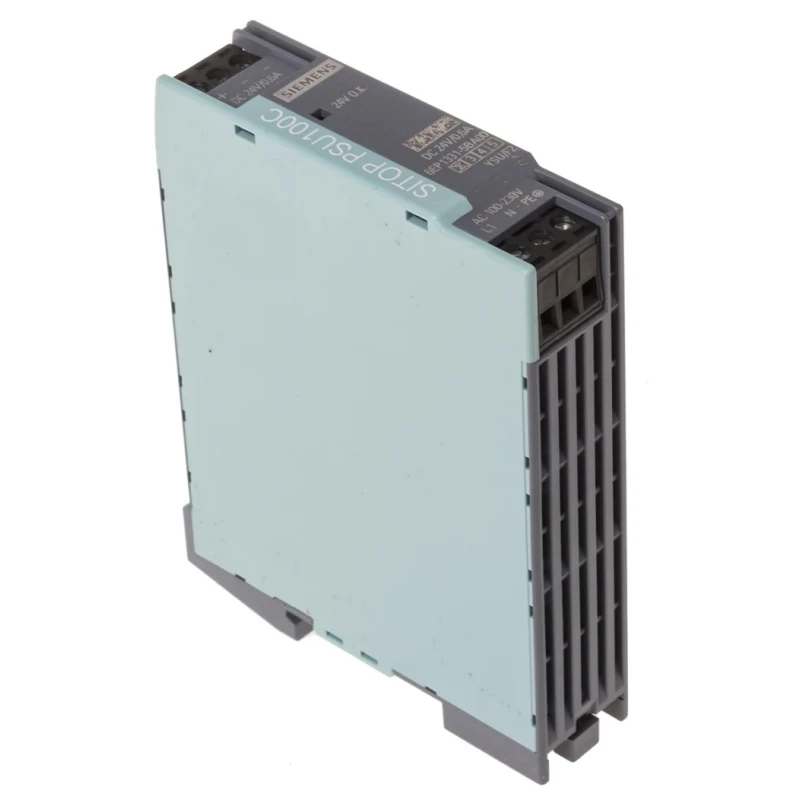 Siemens SITOP PSU100C Switched Mode DIN Rail Power Supply 264V AC/DC Input, 24V DC 600mA Output, 14W PSU100C