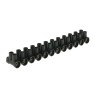 CAMDENBOSS Terminal Strip 12-Way 10mm² Wire 57A Screw Terminal CTSOS434/12BK