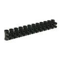 CAMDENBOSS Terminal Strip 12-Way 10mm² Wire 57A Screw Terminal CTSOS434/12BK
