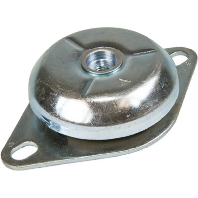 FIBET Circular M12 Anti-Vibration Mount Bell Mount with 180 daN Compression Load, 83 mm Outside Diameter, 35 mm CFBMS833512M